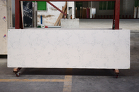 كونترتوب المطبخ الرمادي Carrara White للغاية المقلد الاصطناعي الكوارتز الرمادي