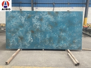 عرض صورة بشكل أكبر Calacatta Blue Marble Tile الأرضيات مصقول من رخام أونيكس الأبيض