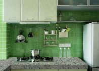 سطح مصقول أخضر كارارا 15mm كوارتز حجر المنزل كونترتوب مصممة